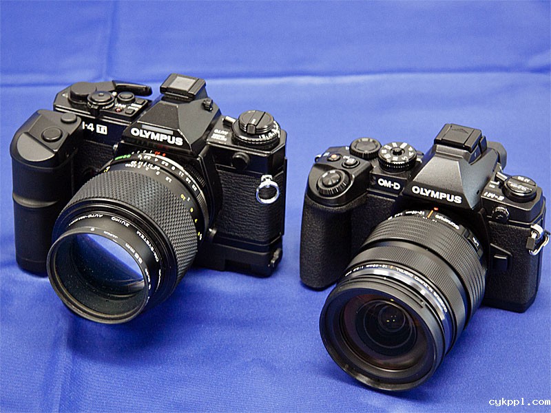 新M4/3旗舰机身 奥林巴斯E-M1真机图赏 奥林巴斯E-M1真机图赏-与老式单反进行对比