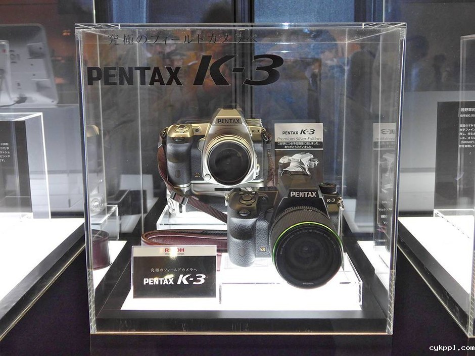 日本巡展展示宾得K-3产品