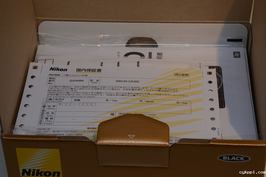 尼康D5300开箱图赏