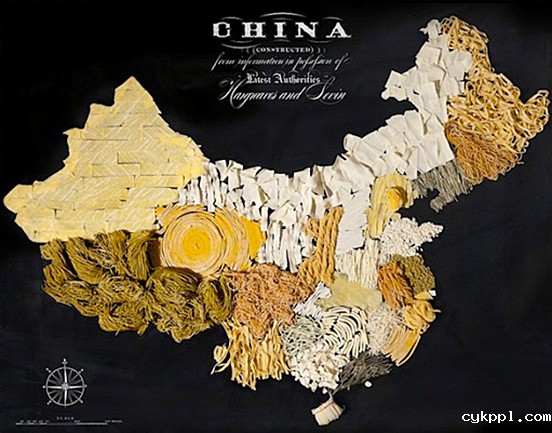 Henry Hargreaves：世界食物地图