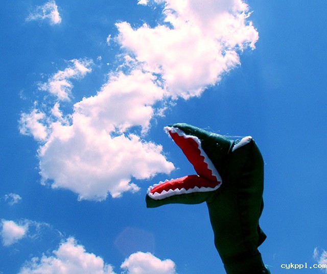 创意摄影：与云朵嬉戏