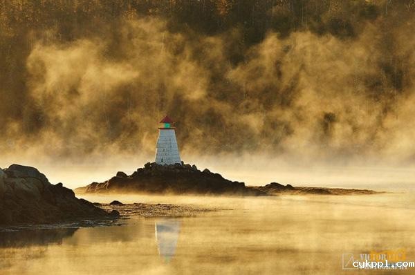 雾天风光摄影的构图与对焦
