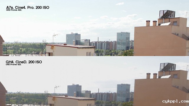 4K视频画质对比：松下GH4 vs索尼A7s