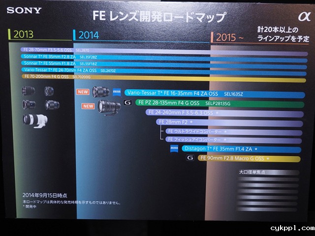 索尼明年春季开售24-70mm II和16-35mm II