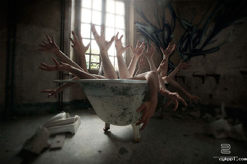 观念摄影：人类身体变异时