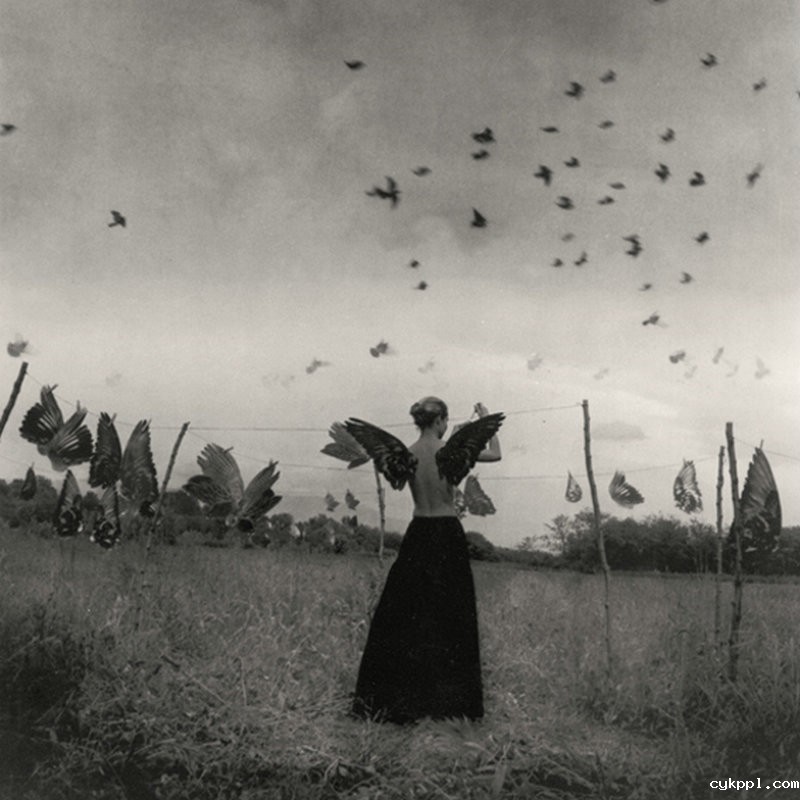 阴郁的黑白观念摄影