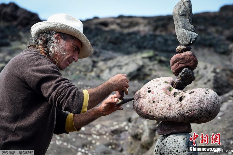 欧洲举办立石大赛 小小石头挑战地心引力