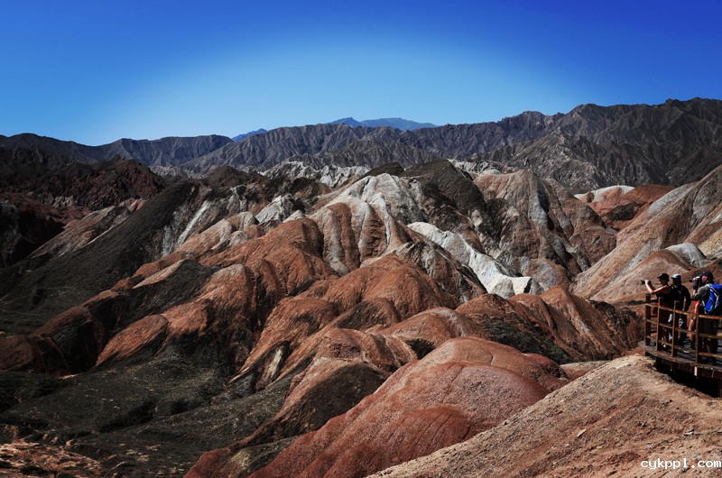 甘肃张掖:七彩丹霞美如画 甘肃张掖:七彩丹霞美如画