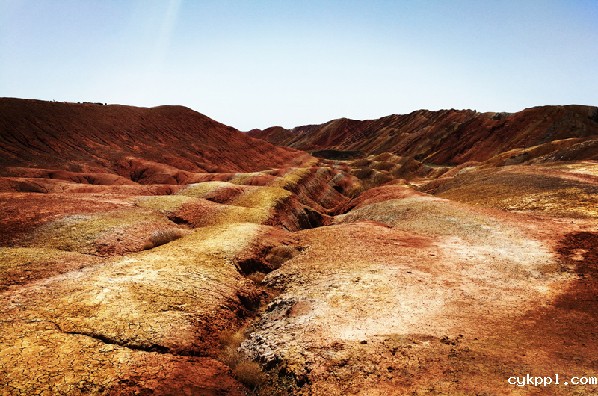 甘肃张掖:七彩丹霞美如画 甘肃张掖:七彩丹霞美如画