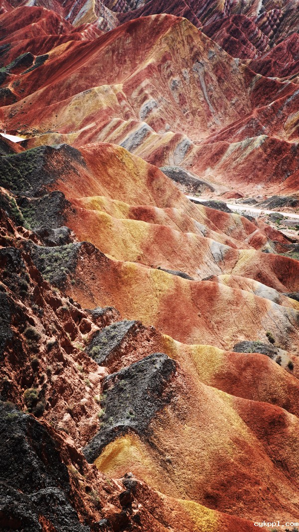 甘肃张掖:七彩丹霞美如画 甘肃张掖:七彩丹霞美如画