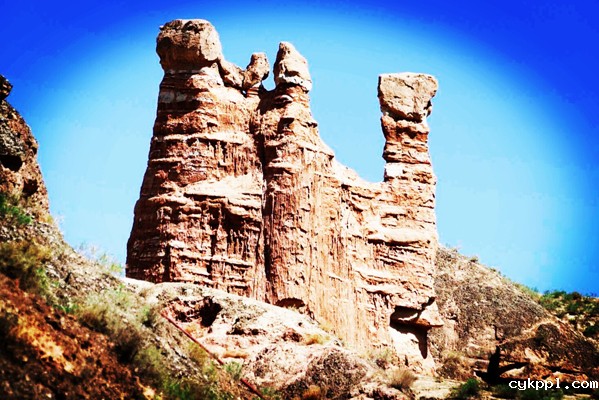 甘肃张掖：冰沟丹霞天造奇观 美冠天下