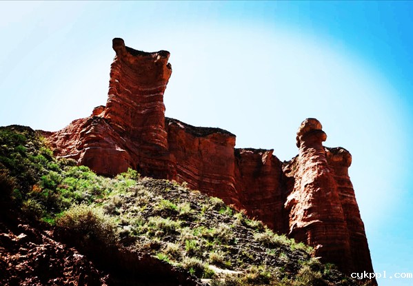 甘肃张掖：冰沟丹霞天造奇观 美冠天下