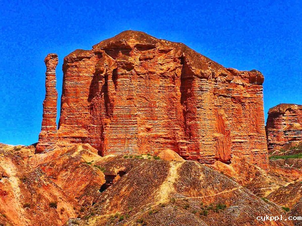 甘肃张掖：冰沟丹霞天造奇观 美冠天下