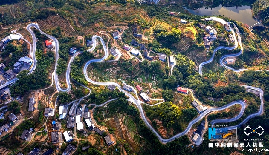 【“飞阅”中国】福建永春“四好农村路” 空中视角盘若游龙