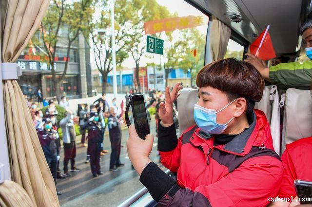 黑龙江支援湖北孝感医疗队返程