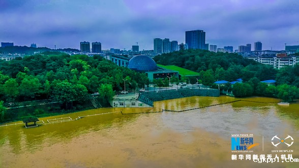 新华鹰现场|湖北咸宁暴雨 多部门紧急救援
