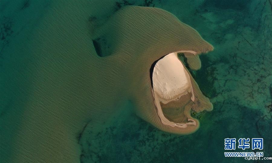 沙“绘”青海湖
