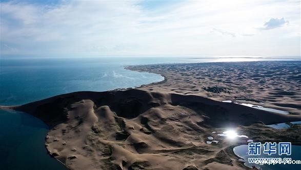 沙“绘”青海湖