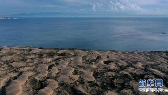 沙“绘”青海湖