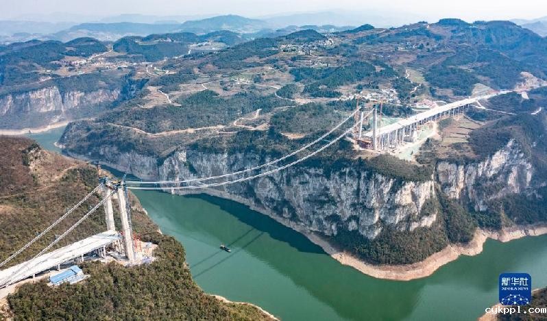 金烽乌江大桥建设稳步推进