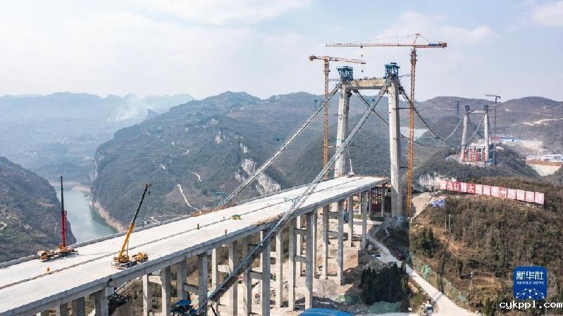 金烽乌江大桥建设稳步推进