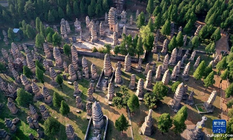 新华全媒+丨天空之眼瞰登封“天地之中”历史建筑群