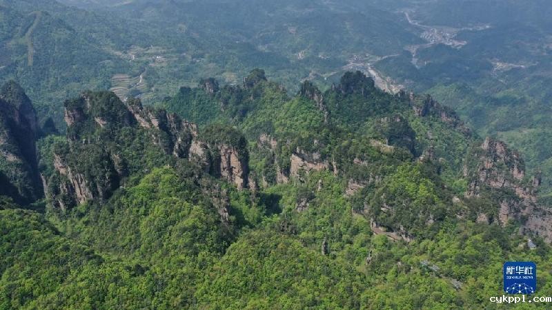 天空之眼瞰世界自然遗产武陵源