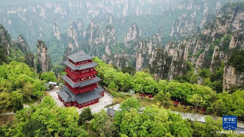 天空之眼瞰世界自然遗产武陵源