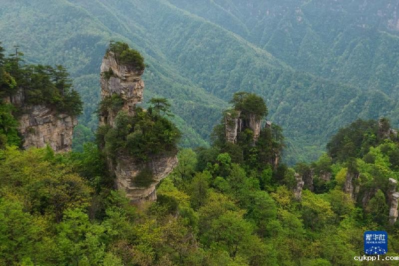 天空之眼瞰世界自然遗产武陵源