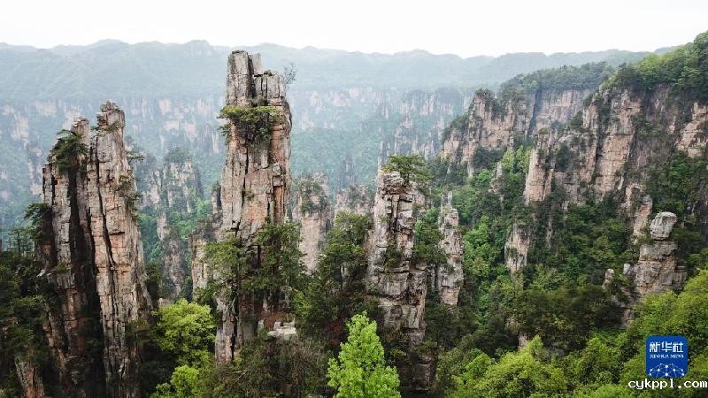 天空之眼瞰世界自然遗产武陵源