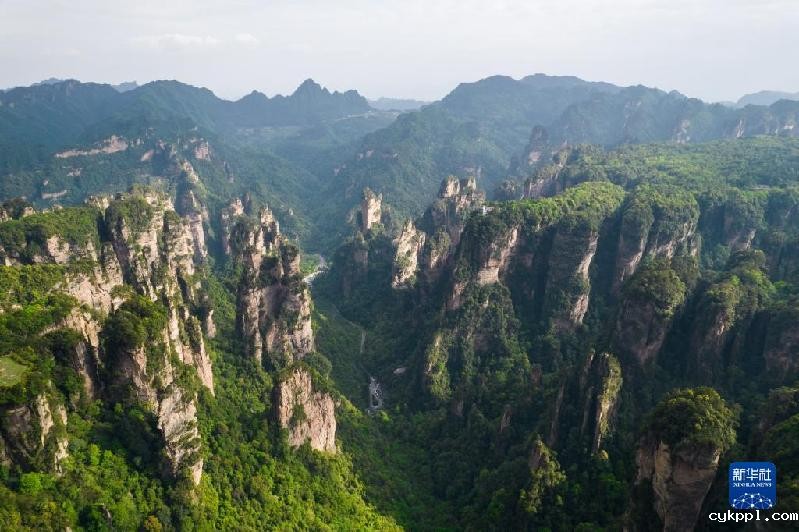 天空之眼瞰世界自然遗产武陵源