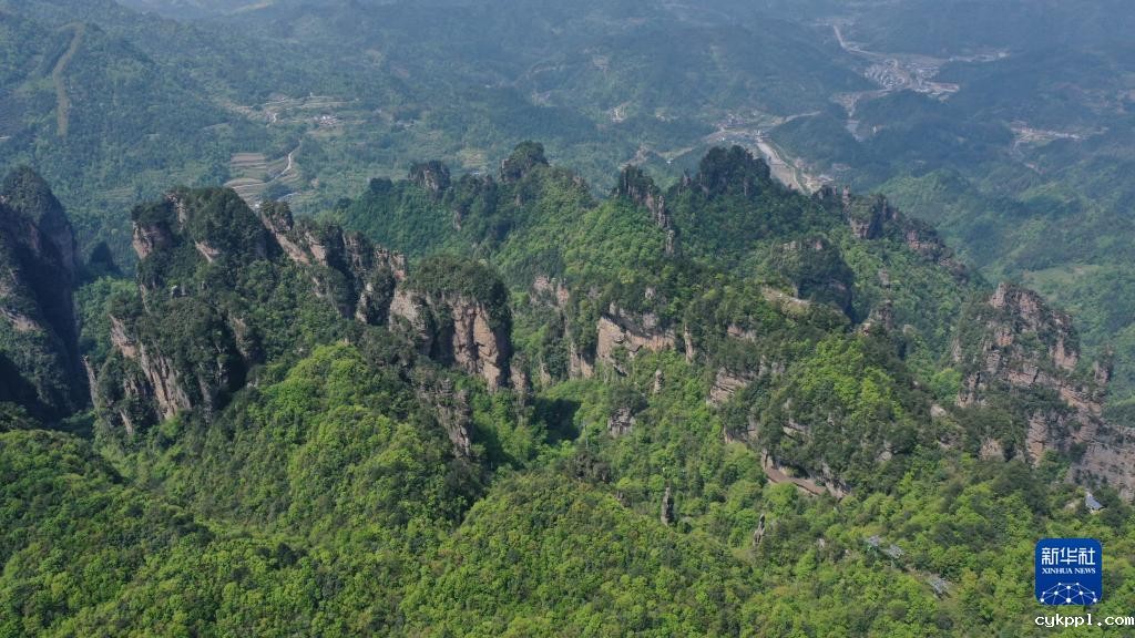 天空之眼瞰世界自然遗产武陵源