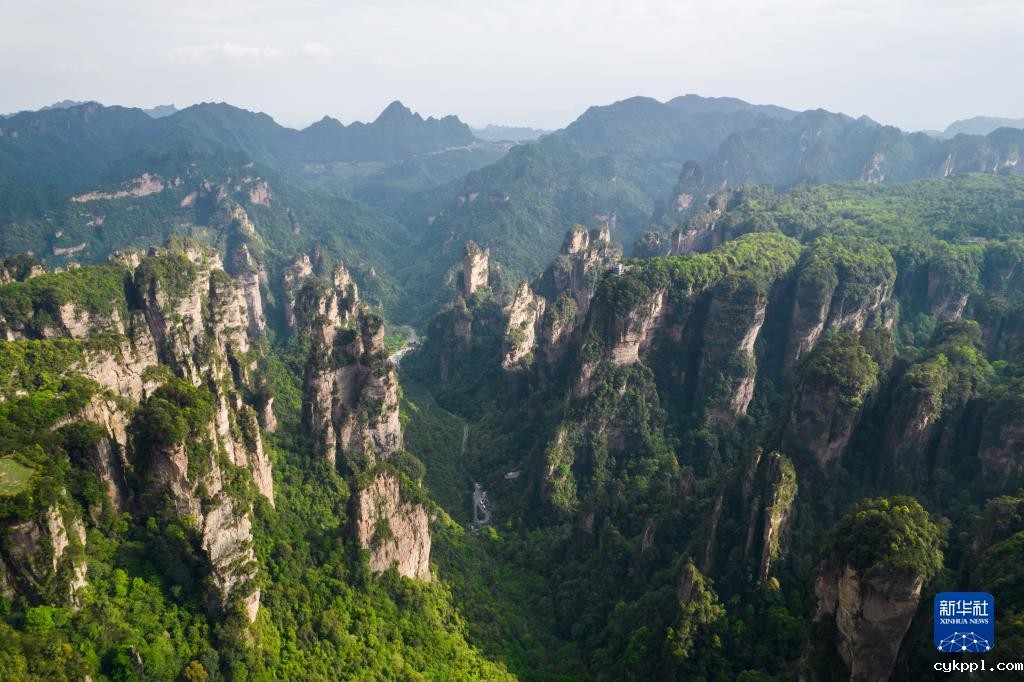 天空之眼瞰世界自然遗产武陵源