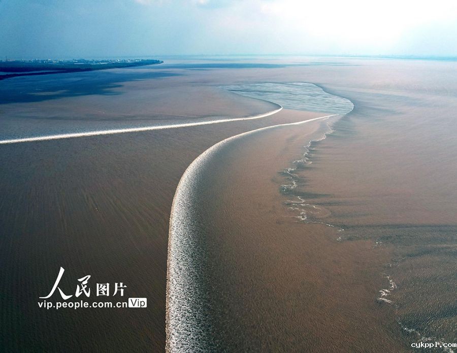 浙江海宁:钱塘秋汛“交叉潮” 浙江海宁:钱塘秋汛“交叉潮”