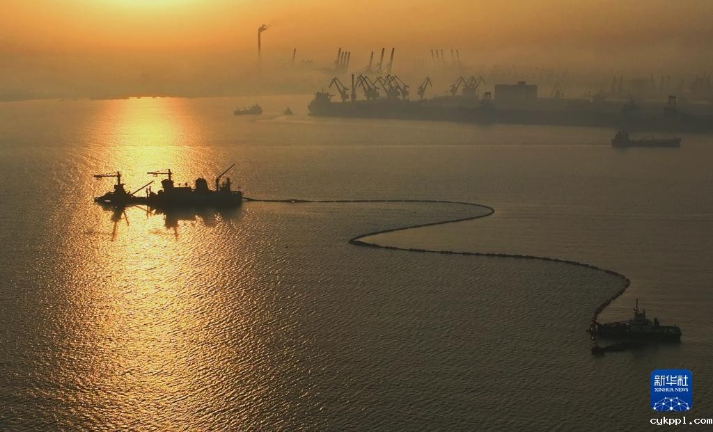 唐山港京唐港区第四港池25万吨级航道建设稳步推进