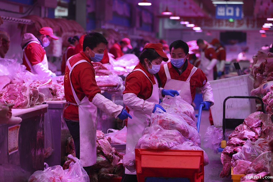 寒夜里的北京新发地 寒夜里的北京新发地
