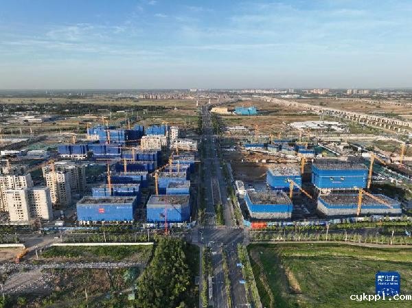 新华全媒+|天空之眼瞰雄安:拔地而起的“未来之城”