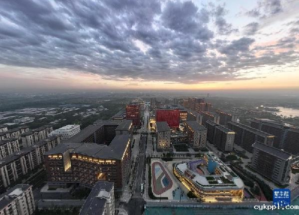 新华全媒+|天空之眼瞰雄安:拔地而起的“未来之城”