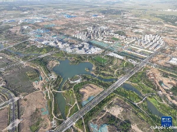 新华全媒+|天空之眼瞰雄安:拔地而起的“未来之城”