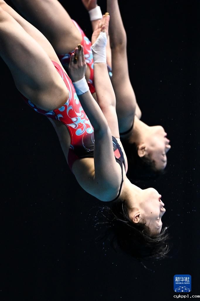 跳水——女子双人10米台决赛:陈芋汐/全红婵夺得冠军