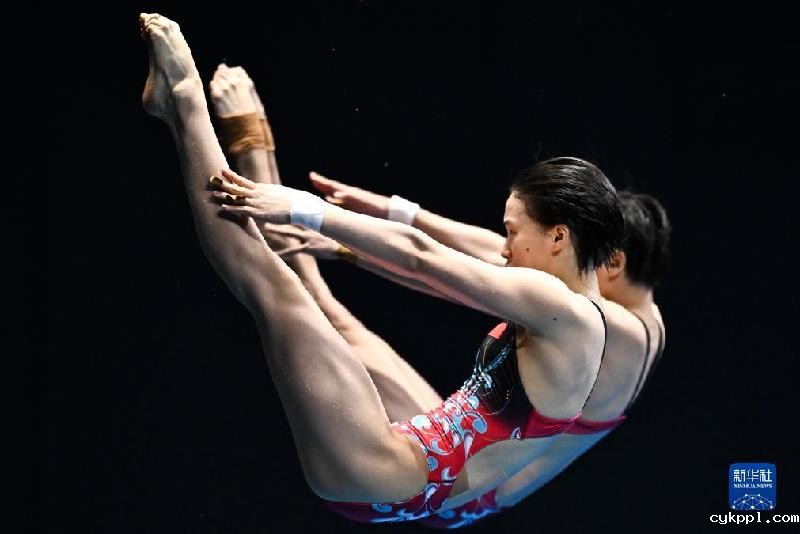 跳水——女子双人10米台决赛:陈芋汐/全红婵夺得冠军