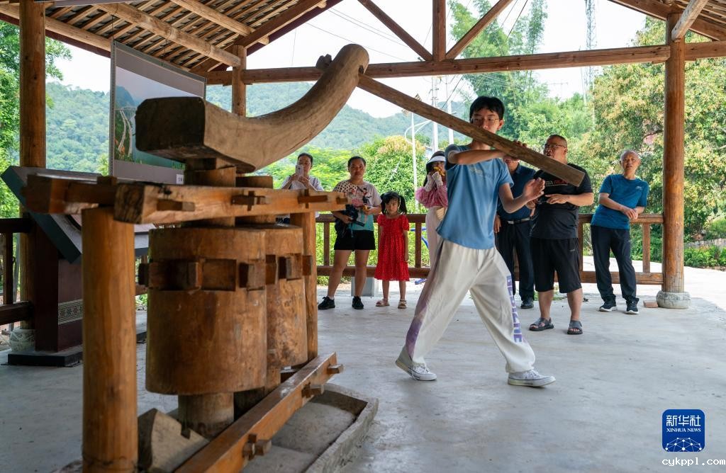 走进壮族风情坡芽村