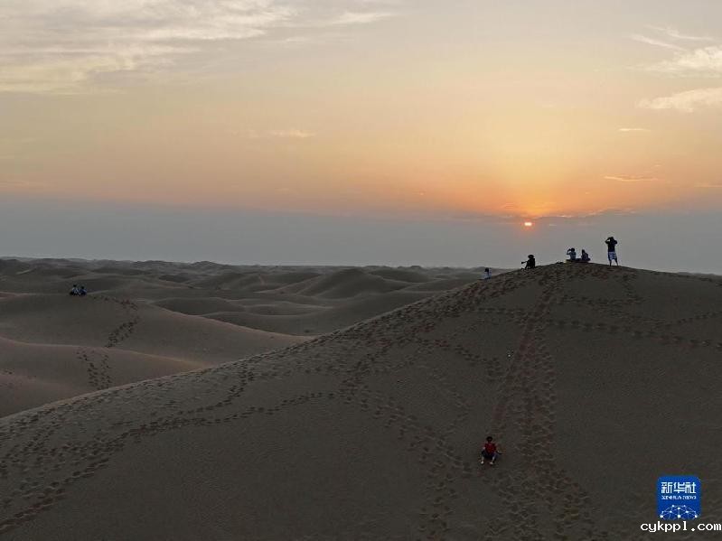 新华全媒+｜沙水交融 魅力沙坡头