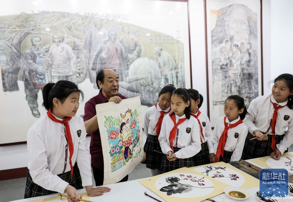 走进沂蒙画派研究院感受沂蒙精神