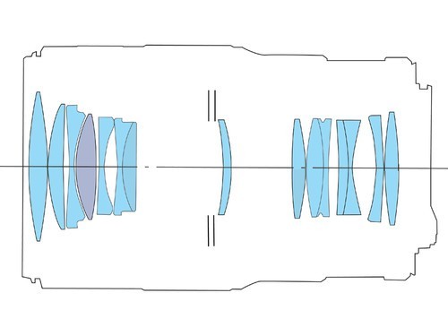 该镜头光学结构图