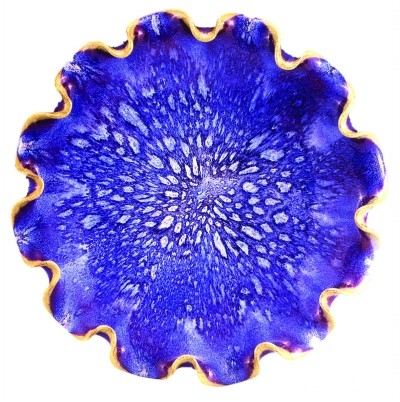 荷口盘·荷叶纹（局部）