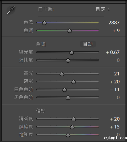 用台灯补光 晚间室内儿童拍摄后期示例