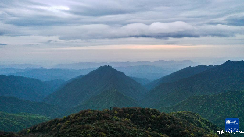 感受摄影构图魅力 天空之眼瞰贵州梵净山